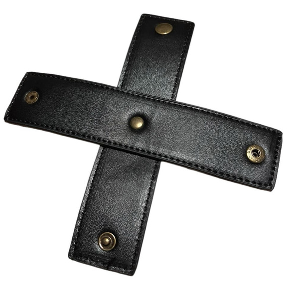 Black and Gold Studded Crossbody Bag - Picture 11 of 15